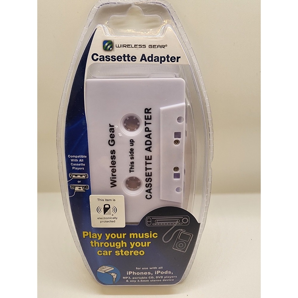 Wireless Gear Cassette Adapter Music Stereo G0243 3.5mm New